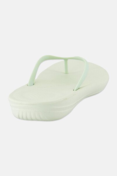 Fitflop Women Iqushion Ergonomic Slip On Slippers, Light Lime Green