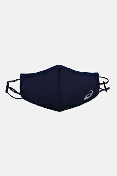 Asics 1 Piece Brand Logo Large Face Mask, Navy