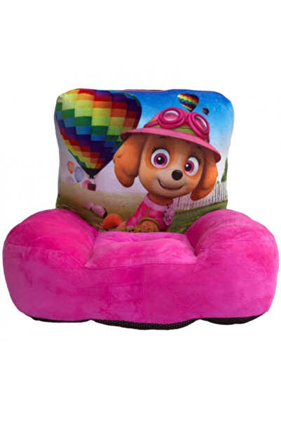 OEM Plush baby armchair with 3D backrest, Skye, 50 cm, Pink, FPS-13
