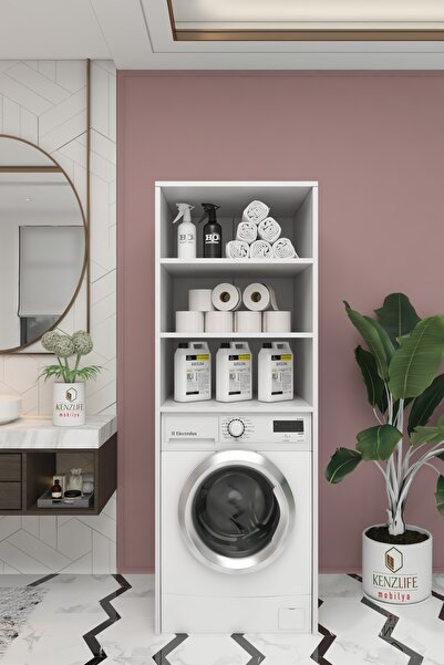 Kenzlife membran çamaşır-kurutma-bulaşık makinesi dolabı mahidevran byzbyz düz 180*70*60 mebran kapak