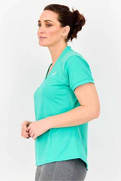 Asics Women Sportswear Fit Short Sleeve Tennis T-Shirt, Mint Green