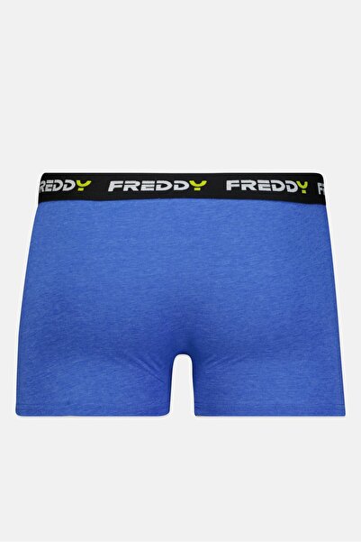 FREDDY Men Brand Logo Boxer Trunks, Blue