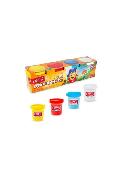 Nuasya 4 Colors Play Dough and 6 Colors Finger Paint Set of 2 (Educational and Entertainment Set)