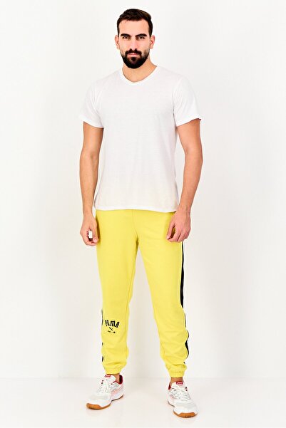 Puma Men Sportswear Fit Outdoor Sweatpants, Yellow