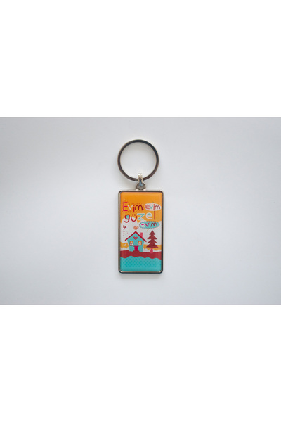 Funtasbig My Home, My Beautiful Home Keychain