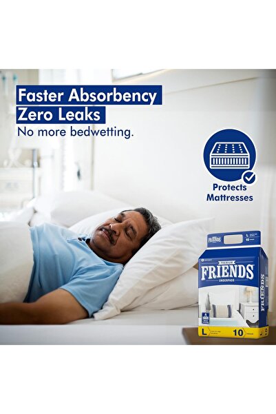 Friends Underpads Premium - Large (Pack of 10)