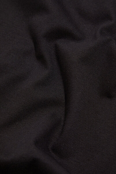 W Collection BLACK POLO NECK T-SHIRT