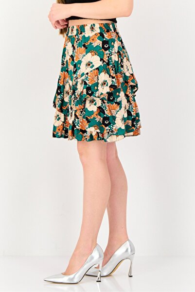 DOROTHY PERKINS Women Floral Print Mini Skirt, Multicolor