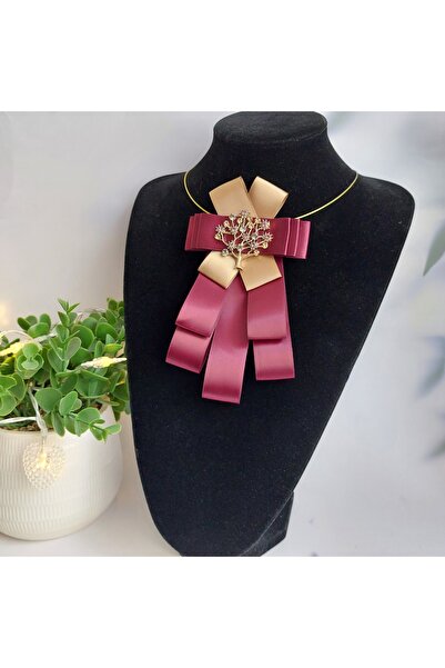 OEM Colier metalic cu accesoriu textil