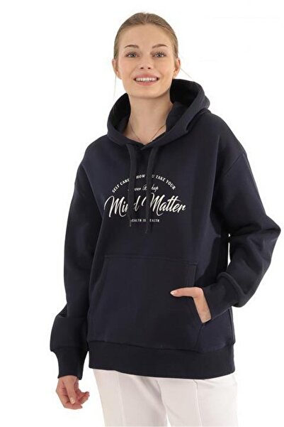 Relax Mode Kadın Kapüşonlu Sweatshirt - 41588