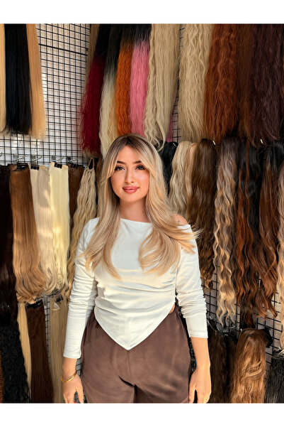 aura peruk Yeni sezon Luxury gerçek saç dokusunda ombreli peruk