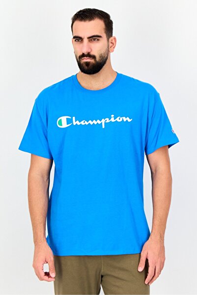Champion Men Sportswear Fit Short Sleeve Outdoor T-Shirt, Steel Blue