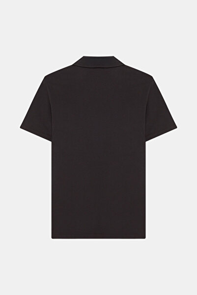 W Collection BLACK POLO NECK T-SHIRT