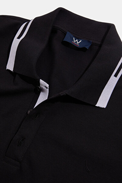 W Collection SİYAH BİSİKLET YAKA T-SHIRT