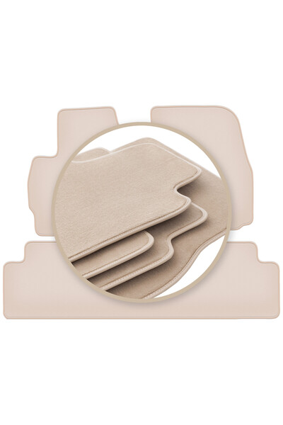 Other Covorașe bej PREMIUM pentru: Mazda 5 I monovolum 2005-2010