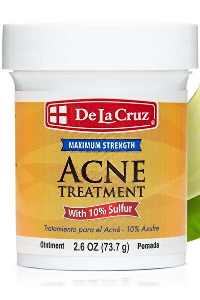 De La Cruz مرهم قوي لعلاج حب الشباب، تم اختباره ضد الحساسية، 2.6 أونصة