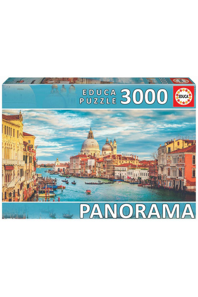 EDUCA Puzzle 3000 piese Canalul Mare Veneția Panoramic 19053