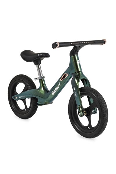 byox Bicicletă de echilibru Velori Astral Green Pearl (2+ ani) – cadru ușor din magneziu, stâlpi reglabili