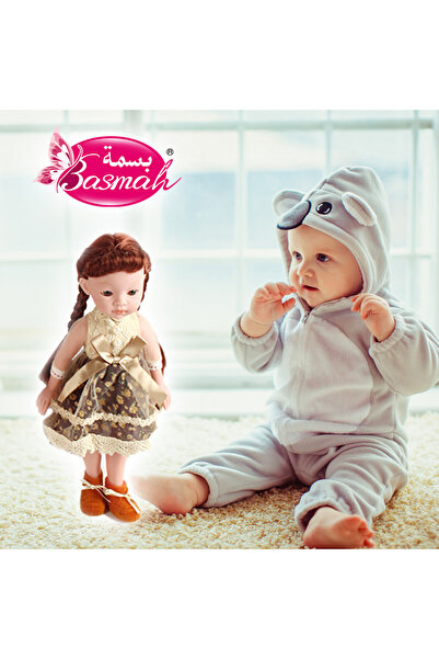 TSUMAB Basmah Blonde Mori Doll – Classic Fashion Doll with Pink Floral Dress