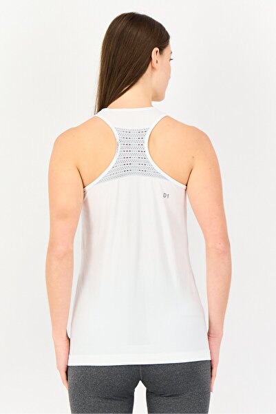 Asics Women Sportswear Fit Brand Logo Sleeveless Training Tank Top, White