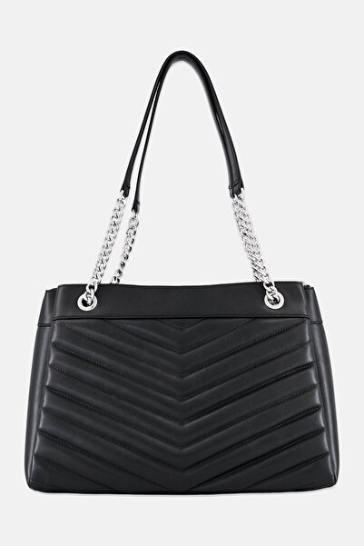 Michael Kors Women Brand Logo Shoulder Bag, Black