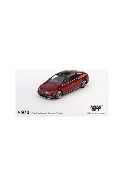 mini gt Mercedes Benz EQS 580 4 Matic Red Metallic