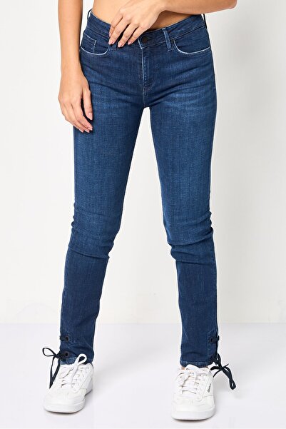 Tommy Hilfiger Women Slim Fit Washed Stretchable Jeans, Blue