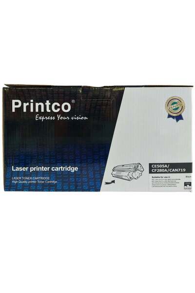 Printco Compatible HP 05A (CE505A) Black Toner Cartridge - Fits LaserJet P2035/P2055 & Pro 400 M401