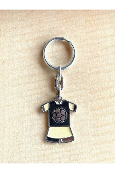 SANAT TACİRİ Black and White Keychain Forma Themed Keychain