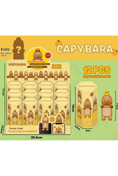 Viranes Sonny Angel Kapibara Serisi Sürpriz Oyuncak Figürü, Yapışkanlı Mini F...