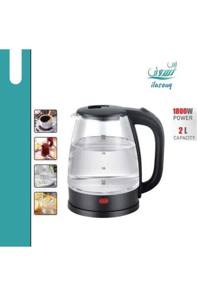 macest Glass Electric Kettle 2 L (MC-63120)