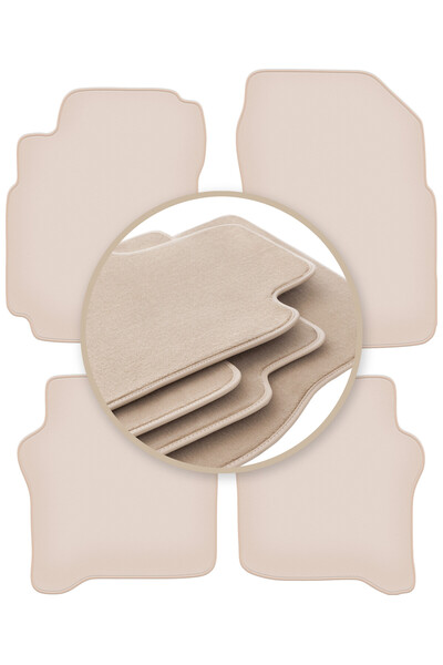 Other Covorașe auto PREMIUM bej pentru: Nissan Primera P12 break, sedan, lift...