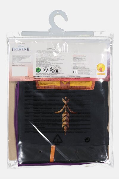 Rubies Frozen II Anna Dress And Cape Costumes 7-8 Y, Purple/Black Combo