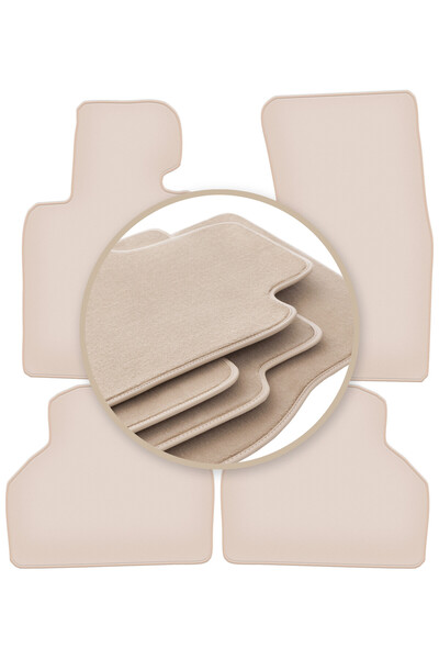 Other Covorașe bej PREMIUM pentru: BMW 7 E65 sedan 2001-2008