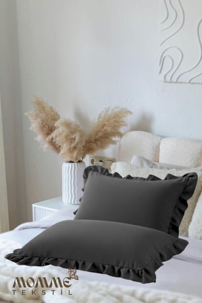 MoMMe غطاء وسادة عصري بسحاب 50×70 سم قطعتان