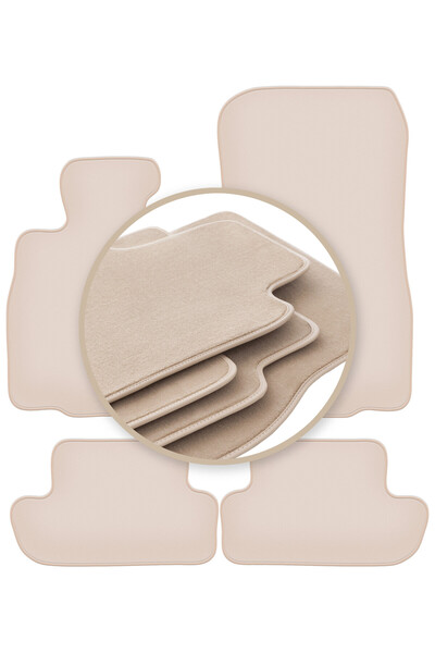 Other Covorașe auto PREMIUM bej pentru: BMW 6 F12 Cabrio 2011-2018