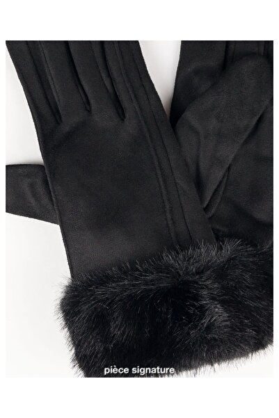 PIECE SIGNATURE قفازات فاخرة للنساء (95% بوليستر 5% سباندكس)