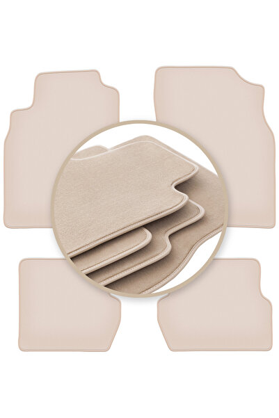 Other Covorașe bej PREMIUM pentru: Nissan Almera N16 hatchback 2000-2006