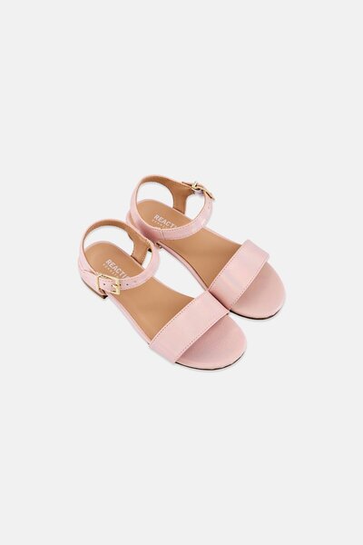 Kenneth Cole Kids Girl Bella Raine Adjustable Buckle Closure Sandal, Pink