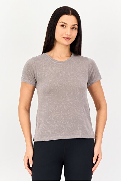 Under Armour Women Sportswear Fit Short Sleeves Running T-Shirts, Dark Grey