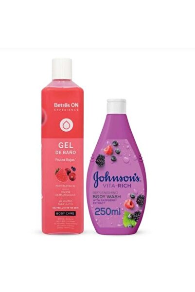 Other مجموعة جل الاستحمام برائحة التوت المختلط، قطعتين - (750 مل + 250 مل)