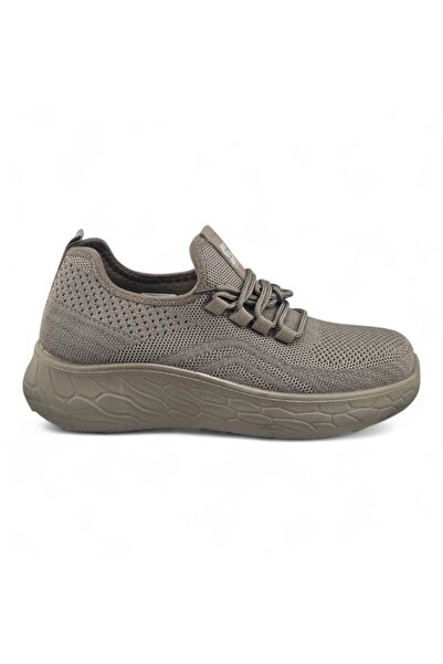 Stone Lightweight Knitted Sneakers