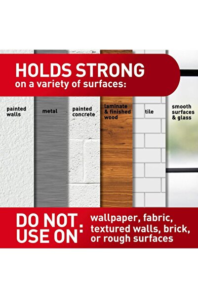 COMMAND Picture Hanging Strips Medium & Large (8M + 4L), White, Heavy Duty, 12 Pairs