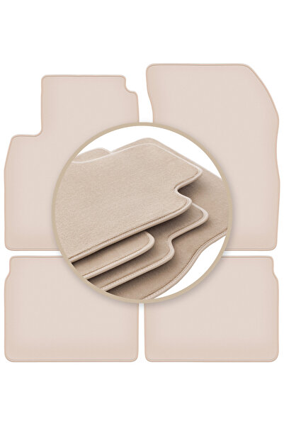 Other Covorașe bej PREMIUM pentru: Nissan Micra K13 hatchback 2010-2016