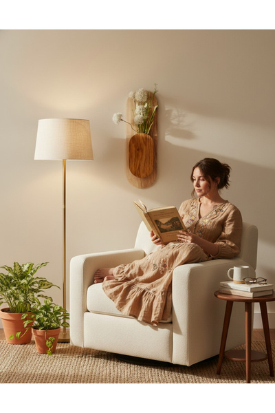 Modüler Ekipman %100 Masif Ladin Ahşap Dekoratif Duvar Vazo/Saksılık - Modern...