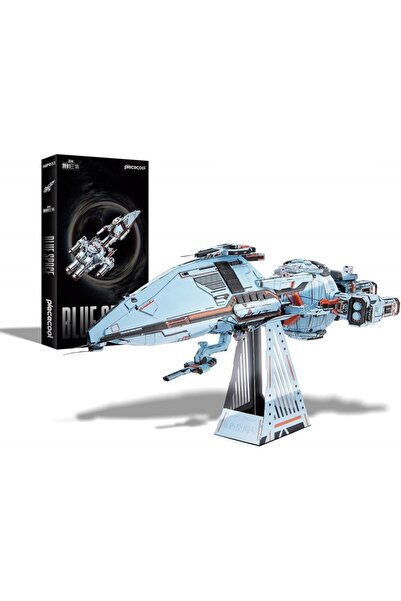 piececool Puzzle 3D, Nava de război clasa stelară BLUE SPACE, Piececool, meta...