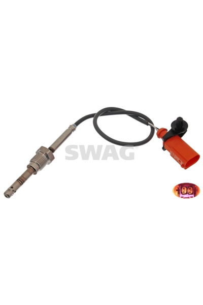 SWAG Senzor Temperatura Gaze Evacuare Dupa Filtru Particule Funingine Vw Craf...
