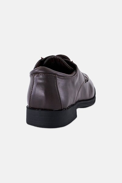 Kenneth Cole Reaction by Kids Bradley Lace Up Casual Shoes, Dark Brown