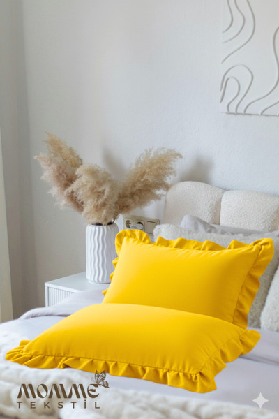 MoMMe FAȚĂ DE PERNE MODERNĂ CU FERMUAR 50X70 CM 2 BUC