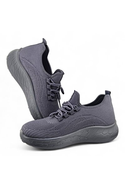 Stone Lightweight Knitted Sneakers